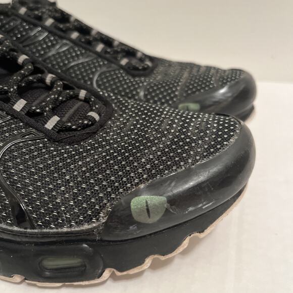 NEW NIKE AIR MAX PLUS QS GS CROCODILE BLACK SIZE 5.5Y CV2392-001 - Picture 6 of 16